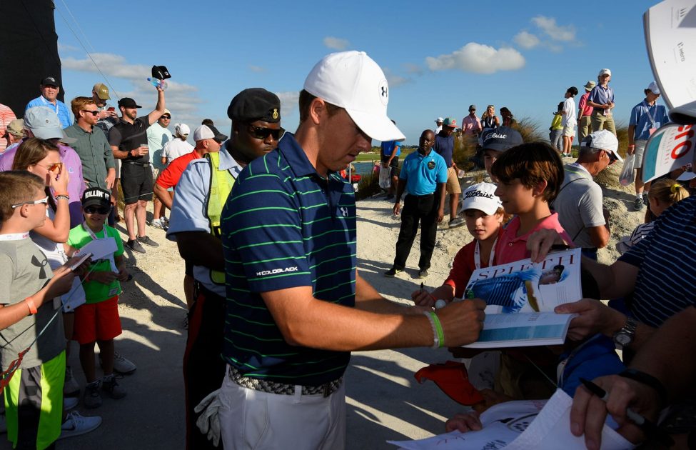 Jordan Spieth at the Hero World Challenge